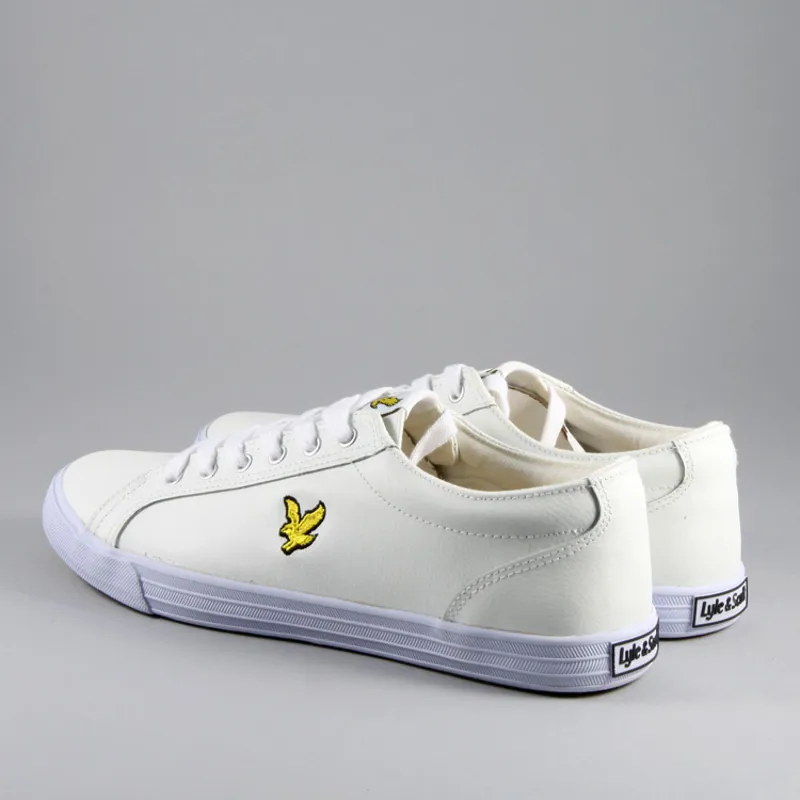 Lyle and Scott Halket Leather - White-1